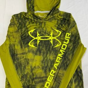 Under Armour - Men's Iso-Chill Green/Yellow Long Sleeve  - Small